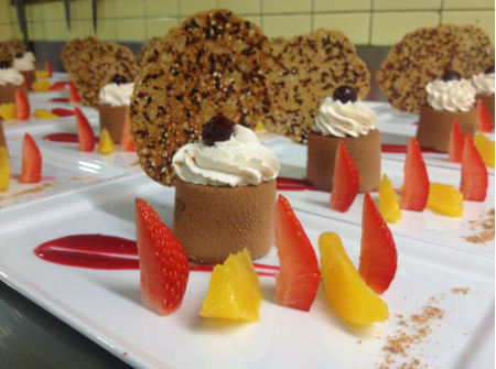 Gateau chocolat fuits-rouges